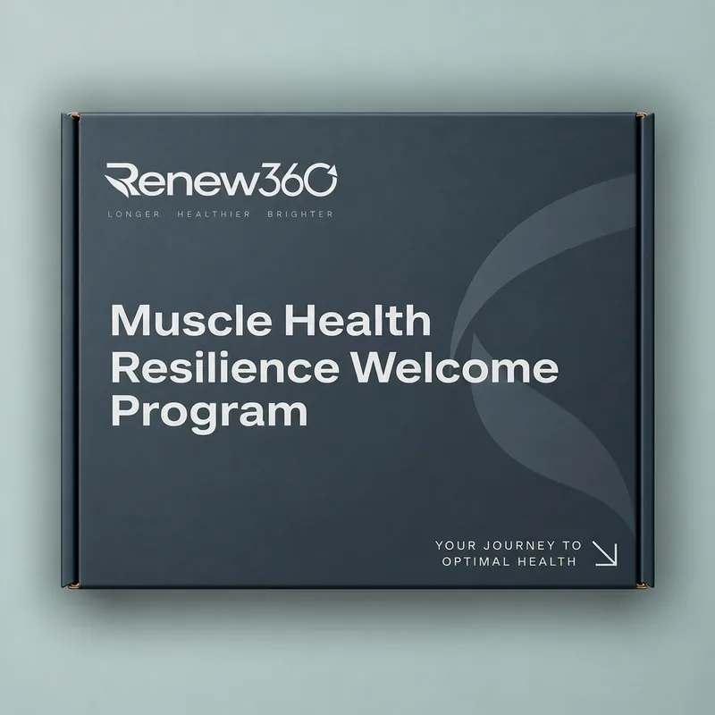 Muscle Health Program Renew360 welcome program box